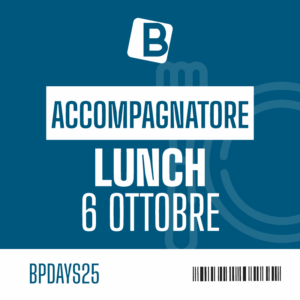 Accompagnatore LUNCH del 6 ottobre
